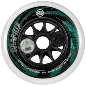 Powerslide Graphix White LED 125mm 86A Wheel