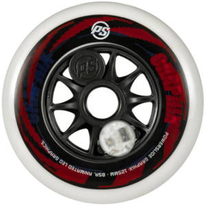 Powerslide Graphix Color LED 125mm 86A Wheel