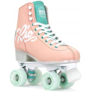 Rio Roller Script Peach Green Roller Skates